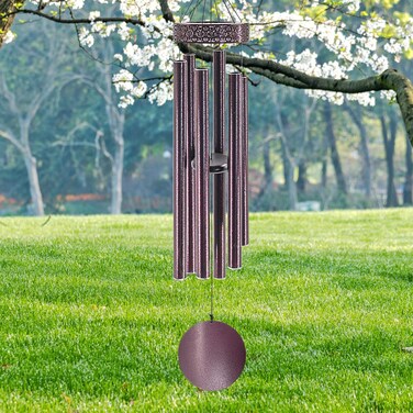 ASTARIN 48'' Wind Chimes for Outside Deep Tone - Large Wind Chimes with 6 Heavy Tubes, Memorial Wind Chimes Outdoor for Garden Hanging D&Atilde;&copy;cor,Sympathy Gifts&iuml;&frac14;&OElig;Bronze