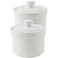 Hemoton 2pcs Ceramic Stew Pot with Lid Small Steam Soup Bowl Steaming Cup Japanese Serving Dish Seasoning Jar Sugar Pot for Egg Custard Medicinal Birds Nest Appetizer