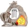 Praying Solar Angel Statue Sympathy Gift,Cementary Decoration Garden Angel Memorial Wind Chime Statue Cementary Sympathy Gift Solar Angel Resin Figurines Light for Home Decoration (Elegant Style)