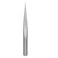 HARFINGTON Engraving CNC Router Bit 1/8" 3.175mm Shank 0.1mm Tip 10 Degree Solid Carbide 3 Flutes with Plastic Box for Wood Acrylic PVC MDF Plastic