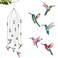 Vcekract Diamond Painting Kits, Hummingbird Diamond Art Wind Chimes, Diamond Art Kits for Adults, Diamond Painting Crafts for Garden Decor
