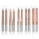 10Pcs TiCN Coated Groove V Bit, 1/8&acirc;&euro; Shank CNC Router Bit End Mill Cutter  20/30/45/60/90 Degrees, 0.1mm Tip
