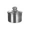 MAGICLULU Food Container Sugar Container Metal Canister with Lid Glass Storage Jar Stainless Steel Food Storage Container Metal Tea Jar Kitchen Storage Jar Candy Cereals Food Tea