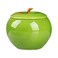 Kichvoe Ceramic Apple Shape Container, Cookie Jar Sugar Bowl Candy Dish Tea Canister Food Storage Jar with Lid for Coffee Bean Cookie Sugar Tea Flour
