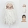 M MISS U HAIR Missuhair Professional Long White Beard and Wig Set Christmas Costume Accessories For Men Women