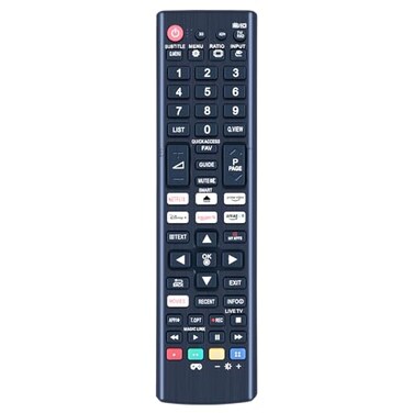 ZWP Universal Replacement Remote Control fit for All LG LED HDTV HDR Smart TVs for AKB75095308, AKB75095307, AKB74475401, AKB74475433, AKB73975702, TV Remote with Netflix Prime Video Rokuten Buttons