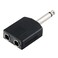 RUITEXUN Audio 6.35mm 1/4 Inch Male Plug to 2 x 6.35mm Female Jack Splitter Adapter, 6.35mm Stereo Jack Splitter Cable Adapter