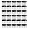 Tosnail 30 Pack 4 oz Clear Plastic Jars with Black Lids Leak-Proof Round Food Safe Storage Containers for Kitchen Use, Beauty Products, Slime, Spices and More