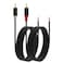 RCA to Speaker Wire Adapter, 2 Bare Wire Speaker Cables to RCA Plug Adapter Repair Speaker Wire for Speaker Amplifier Audio Video AV Receiver TV Subwoofer - 20AWG, 6.6FT