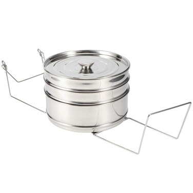 Cooker Pot, Food Steamer, Stackable Pressure Cooker Accessories, StainlessSteel Kitchen Home for Vegetables Rice