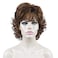 Aimole Short Curly Wig Soft Shaggy Layered Synthetic Hair Women Wigs(30 Medium Auburn)