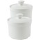 Kichvoe Custard Cups 2pcs Ceramic Stew Pot Stockpot Miso Soup Bowl Hot Pot Cooking Pot Sugar Bowl Spices Jar Seasoning Pot with Lid for Bird Nest Dessert Noodle Salad Bowl Ramen Pot