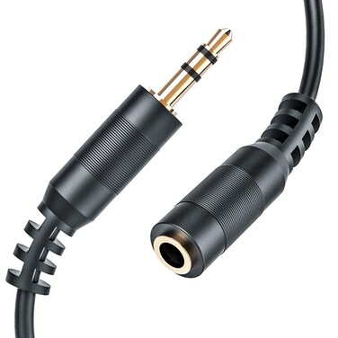 Headphone Extension Cable 25 Feet, Ancable 3.5mm Aux Male Plug to Female Jack Stereo Audio Earphone Extension Adapter Cord for Speaker Smartphone Tablets &amp; More