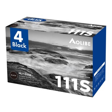 MLT-D111S Toner Cartridge High Yield Compatible for Samsung 111S MLT-D111S MLT-D111L D111S Work with Samsung Xpress M2020W M2024W M2070FW M2070W M2020 Printer (4 Black)