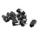 uxcell 10 Pcs PCB Panel Mount 4 Pin 1/8" 3.5mm Female Socket Stereo Headphone Jack