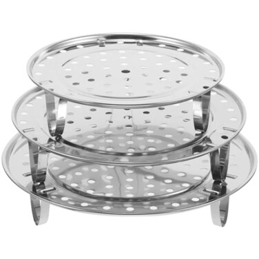 3pcs Pressure Canner Rack/Canning Rack For Pressure Cooker?Steamer Rack Stand For Steaming?Steamer Insert -20-24-26cm