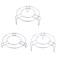 Vctitil 3 Sizes Stainless Steel Steamer Rack Round Steam Tray Rack Stand Pot Pan Cooking Stand Multi-Purpose Cooling Racks