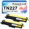 NineLeaf 2 Pack TN227 Yellow Toner Cartridge Replacement for Brother TN-227 TN223 TN227Y TN223Y Work in MFC-l3770CDW HL-l3270CDW HL-l3290CDW HL-l3210CDW MFC-L3710CDW MFC-L3750CDW Printer