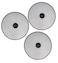 Stainless Steel Splash Guard - Set Of 3: 11.4 Inches - Nonstick Skillet Screen Cover - Stove Top Frying Pan Protection Shield - Pans Bacon Splatter Screens