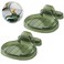2 Pack Spoon Rest for Multiple Utensils &amp; Lid Holder, Utensil Rest for Kitchen Counter, Cooking Spoon Holder with Drip Pad for Stove Top, Utensil Holder for Spatula, Ladle, Tongs, Spatula Holder