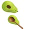 Set of 2 Avocado Ceramic Spoon Rest for Stove Top Cute Spoon Holder for Kitchen Cooking Utensil Rest Farmhouse Kitchen Decor and Accessorie&iuml;&frac14;&circ;Green&iuml;&frac14;&permil;