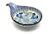 Polish Pottery Spoon/Ladle Rest - Winter Viola