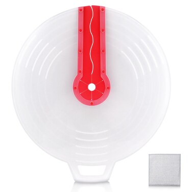 Mixing Bowl Splatter Guard,12.2 Inch Hand Mixer Splatter Guard,Silicone Mixing Bowl Splatter Screen Guard,Reusable Mixer Splatter Guard For Kitchen Cooking Baking