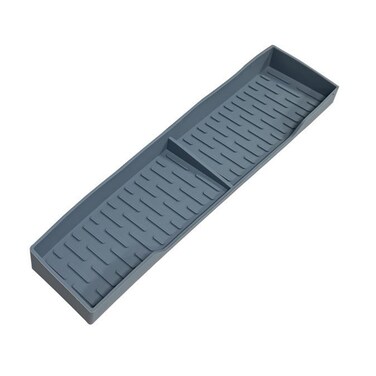 WOHPNLE Magnetic Stove Top Shelf, Silicone Spice Rack Storage Stove Rack Shelf Flexible Seasoning Organizer Kitchen Shelves for Over Stove Oven