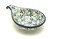 Polish Pottery Spoon/Ladle Rest - Forget-Me-Knot