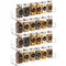 Peohud 4 Pack Acrylic Spice Rack Wall Mount, 15 Inch Clear Acrylic Floating Shelves, Hanging Perfume Organizer Display Rack for Nail Polish, Sunglasses, Seasoning, Condiment, Kitchen, Cabinets, Pantry