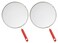 Handle Stove Splatter Guard Screen - Set of 2: 10" - Frying Pan Grease Cover for Cooking