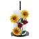 Sunflower Kitchen Paper Towel Holder Paper Towel Holder with Sunflower Flower Ladybird Decor,Black Metal Farmhouse for Kitchen (Ladybirds)