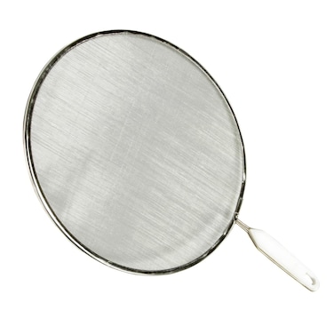 Rocky Mountain Goods 10&acirc;&euro; Splatter Screen for Frying Pan - Stainless Steel Dishwasher Safe Mesh Screen with Handle - Keep Grease from Exiting Pan while Cooking