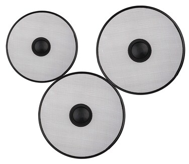 Grease Frying Pan Screen Splatter for Stove Top - Set of 3: 8.2", 11.4" and 11.4 - Cooking Kitchen Splatter Screen - Oil Splash Greese Skillet Fry Pans Cover Guard