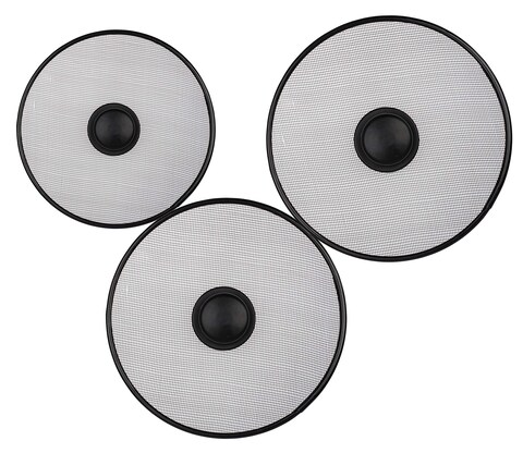 Grease Frying Pan Screen Splatter for Stove Top - Set of 3: 8.2&quot;, 11.4&quot; and 11.4 - Cooking Kitchen Splatter Screen - Oil Splash Greese Skillet Fry Pans Cover Guard