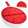 Foldable Splatter Screen for Frying Pan Grease Strainer Guard Silicone Splatter Shields with Folding Handle Multifunction Oil Splatter Screen Strainer