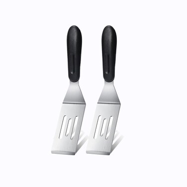 GZXTSKY Small Spatula, 2 Pieces Mini Serving Spatula for Kitchen Use, Metal Spatula for Cooking, Small Metal Spatula for Cast Iron Skillet, Ideal for Steaks,Brownies, Eggs,or Cookie etc