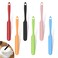 6 Pcs Silicone Jar Spatula, Heat Resistant Small Silicone Spatula, Jar Spatula for Kitchen Use (Cake Cream Butter) with Long Handle for Cooking, Mixing, Baking &amp; Scraping, Non-Stick, 9.4 Inch