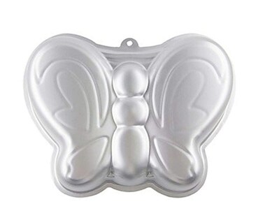 ZDYWY 10 Inch Butterfly Shaped Aluminum 3D Baking Mould Cake Mold Tin Birthday Cake Pan - Butterfly