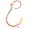Nydotd Girls Costume Wig Princess Dress up Braided Wigs Hair Cosplay Braided Wigs Hairpiece (Pink)