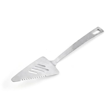 REVGOZU Modern simple stainless steel with teeth triangle creative cake spatula Cheese spatula pizza spatula Multi-functional simple and easy lasting cake cheese knife baking utensils