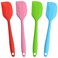 Hokisei Silicone Spatula, 11 inch Rubber Spatulas Heat Resistant Cooking Utensil Set Non-Stick Flexible Baking Spatulas with Stainless Steel Core for Cake/Cream/Butter/Batter Mixing/Cooking (4-Piece)
