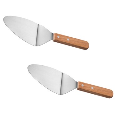 OFFSCH 2 Pcs Metal Pizza Spatula Baking Spatulas for Serving Pizza Frying and Grilling Oven Shovels for Home Cooking Dishwasher Ideal