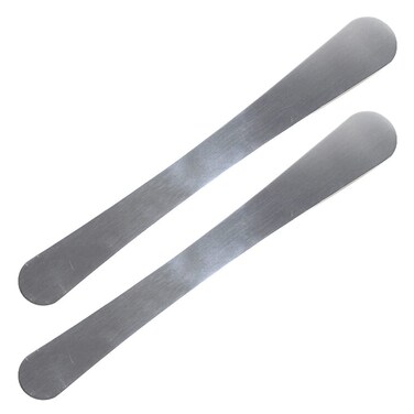 2 Pieces Straight Cake Icing Spatulas Stainless Steel Butter Cake Cream Spatulas Icing Frosting Spreader Cake Decorating Spatulas for Professional or Home Baking, 8.2 Inches, Silver