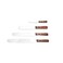 Straight Cake Icing Spatula Set with Wooden Handle, 4&acirc;&euro; 6&acirc;&euro; 8&acirc;&euro; 10 inch Professional Stainless Steel Cake Decorating Frosting Spatulas Easy Grip Cake Stripping Kitchen Bakery Tool (4 Pack)