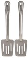 Stainless Steel Spatula - Pack of 2 - Slotted Spatulas for Kitchen - Metal Cooking Egg Turner