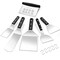 HaSteeL 18/10 Stainless Steel Griddle Spatula, Flat Top Grill Accessories Set of 11, Heavy Duty Metal Spatula Turner &amp; Griddle Scraper for Teppanyaki Tailgating Stove Skillet Camping, Dishwasher Safe