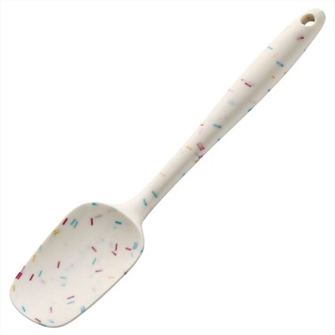 SiXi Silicone Spoon Shovel Heat Resistant One Piece Design Seamless Nonstick Spoon Flexible Scraper Baking Mixing Tool Kitchen Restaurant Cooking Gadgets (Spoon)