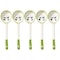 Cerficer Cute Porcelain Soup Spoons Set of 5 for Gravy Ramen Dessert Soup Yoghurt Oats Pudding Ice cream Cereal Chili and Mashed Potatoes Panda Design