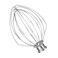Wire Whip for KitchenAid Stand Mixer, airkitrep K5AWW Whisk Replacement, Stainless Steel 6 Wire Whip Attachment, Balloon Whisk Fit for Kitchen Aid 5 Quart Bowl-Lift, Ideal for Beating Eggs, Cream